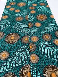 Elegante Tela con estampado de cera africana de algodón de Kenia con patrones de moda para confección de trajes tradicionales y modernos - Product Image 6