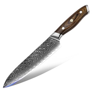 Ensemble de couteaux de chef faits à la main avec lame en acier D2 et manche en bois, ensemble de cuisine, couteau d'extérieur - Product Image 2