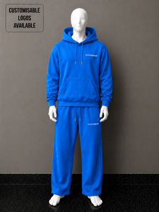 Conjunto de Felpa Gruesa Personalizado de 300-500GSM, Sudadera con Capucha y Pantalones Deportivos para Hombre, Estilo Urbano Holgado de 2 Piezas - Product Image 5