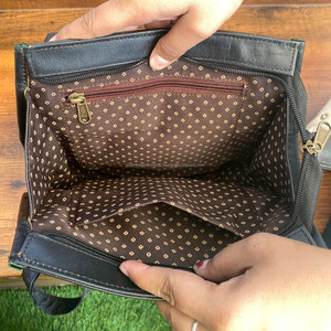 2025 nouveauté véritable peau de vache fourrure cuir sac à dos Style occidental unisexe 2-en-1 multi-usage sac d'école en gros en vrac sacs à la mode - Product Image 6