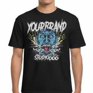 T-shirt streetwear pour homme, surdimensionné, personnalisé, OEM, vente en gros - Product Image 3