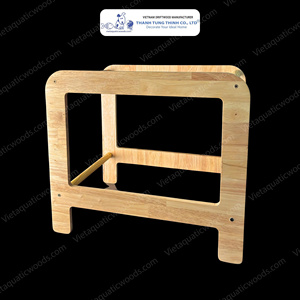 Support pour chat en bois, forme rectangulaire, durable, pour intérieur, style simple, assemblage requis, fabriqué au Vietnam - Product Image 5