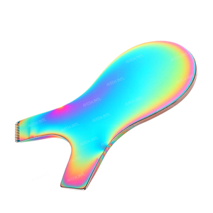 Herramienta profesional de laminación de pestañas de acero inoxidable con cepillo en Y metálico arcoíris para lifting de pestañas, popular herramienta de lifting de pestañas al por mayor - Product Image 1