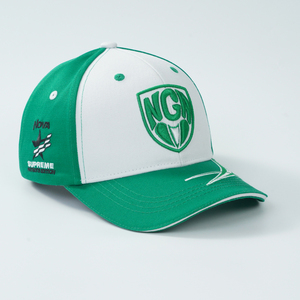 Casquette de baseball personnalisée à 6 panneaux bicolore avec logo brodé en 3D, prix d'usine pour le sport et la course - Product Image 4