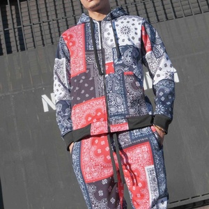 Ensembles de survêtements unisexes PIHA SPORTS, ensemble 2 pièces, sweat à capuche imprimé 3D, fermeture éclair, hip-hop, sublimation personnalisée, sweat à capuche et pantalon pour hommes - Product Image 5