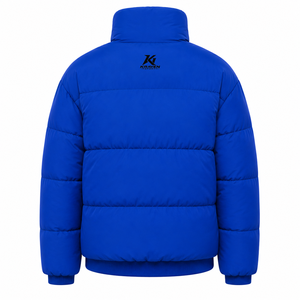 Chaqueta Acolchada Universitaria para Hombre, Estilo Urbano Holgado, Color Azul Rey, Marca OEM de Fábrica 2026 - Product Image 2