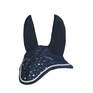 Wholesale Equestrian Horse Fly Veil Crochet <b>Ear</b> Bonnet Soft Stretch <b>Ear</b> Covers for Horses Anti Fly Noise Reduction <b>Ear</b> <b>Protector</b> - Product Image 1