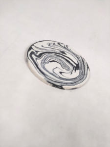 White <b>Marble</b> Luxury Eco-Friendly Coasters with Raised Edges-Custom Stone Drink Coasters for Coffee & Tea - Product Image 5