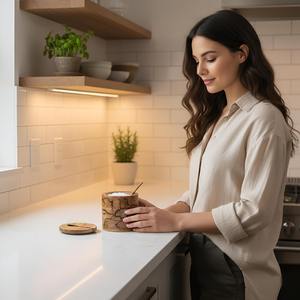 Nouvelle boîte à épices en bois au design moderne, rangement de cuisine naturel en acacia, produit artisanal indien de qualité supérieure, décoration de mariage et de maison - Product Image 3