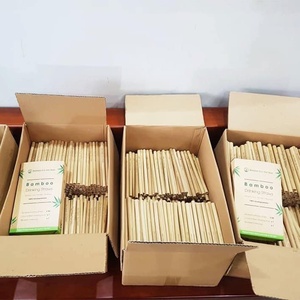 Pailles à boire en bambou en gros, prix compétitif direct usine, personnalisation de la taille, pailles à boire en bambou naturel - Product Image 2