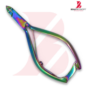 Rainbow Titanium Coated Cuticle Nipper Professional Stainless Steel Multi Color Dead Skin Scissors Sharp <b>Edge</b> Nail Care <b>Tool</b> - Product Image 4
