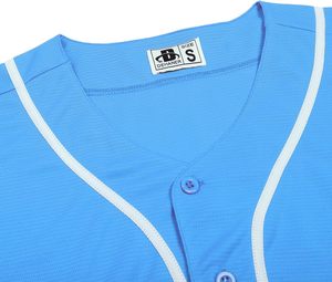 Men's <b>Gold</b> Baseball Jersey Short Sleeve Button Down Casual <b>Shirt</b> Solid Color Quick Dry V-Neck Summer Wear Polyester - Product Image 3