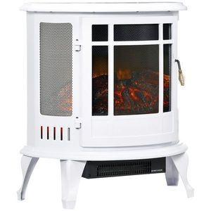 Caminetto Elettrico Bianco da 22 Pollici con Riscaldamento da 1500W, Telecomando, Display LCD/LED per Casa, Hotel, Decorazione Domestica, Spina US/AU - Product Image 3