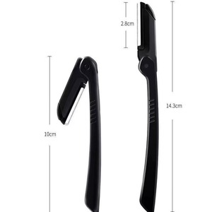 Juego de 3 piezas de kit de cejas para mujeres y hombres, juego de aseo de cejas de acero inoxidable que incluye peine y tijeras para el aseo de cejas - Product Image 6