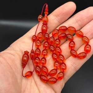 Tasbih islamique en résine fait main, figurine d'ange hibou - Product Image 3
