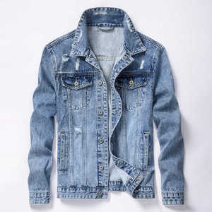 Professional Designer <b>Men's</b> Casual <b>Denim</b> Motorcycle <b>Jacket</b> Breathable Waterproof Winter Best Quality - Product Image 1