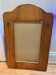 Espejo de pared de ratán estilo vintage, ideal como pieza decorativa para pasillo, para realzar espacios vacíos en las paredes, hecho a mano en India. - Product Image 3