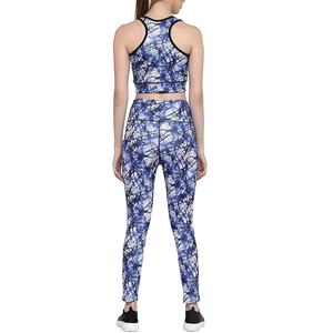 High Quality Women's Yoga Set Custom Lightweight Fitness Wear Outdoor Seamless Elastic Waist Legging <b>Bra</b> Quick Dry Sustainable - Product Image 6