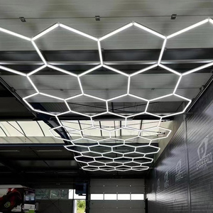 Lámpara LED Hexagonal Ecológica e Impermeable para Interiores, Garaje y Techo, 6500K, para Gimnasio, Almacén, Detallado de Autos, Salón de Belleza, Taller - Product Image 4