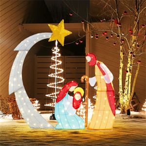 5 ft Christmas Decorations with LED Lights Elegant Holiday Illumination for Indoor and Outdoor Use - Product Image 1