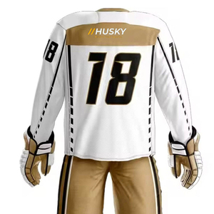 Uniformes de Hockey sobre Hielo Personalizados al por Mayor para Adultos, Alta Calidad, 100% Poliéster, Impresos, Antibacterianos, para Todas las Temporadas - Product Image 6