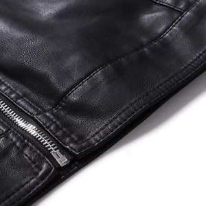 <b>Men</b> Premium Genuine Leather <b>Jacket</b> Casual Soft Comfortable Durable Full Zip Regular Fit Winter Quick Dry Breathable Fashion - Product Image 5