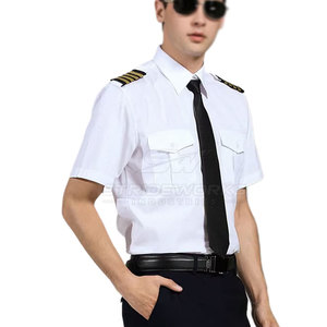 Ensemble d'uniformes de sécurité professionnels pour hommes pour les services de gardiennes, vêtements de travail durables, tissu confortable en polyester/coton, style polo - Product Image 4