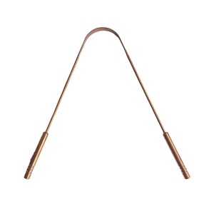 Nettoyeur de langue ayurvédique en cuivre – Outil de bien-être buccal réutilisable pour l'hygiène quotidienne - Product Image 1