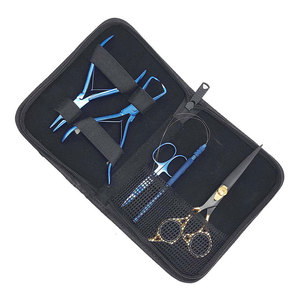 Kit d'outils professionnels en acier inoxydable pour extensions de cheveux, ensemble d'application pour extensions de cheveux vierges super double drawn, qualité supérieure - Product Image 5