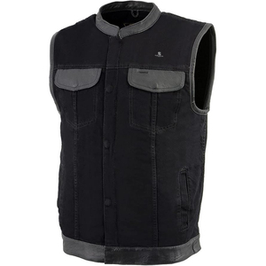 Gilet de motard en cuir pour hommes, vente en gros, personnalisable OEM ODM, veste sans manches pour moto, style vintage décontracté - Product Image 2