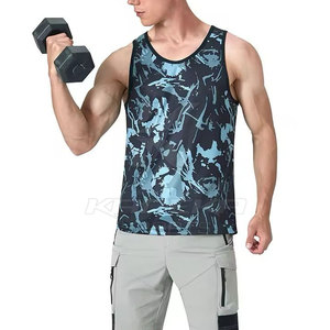 Vêtements de sport KANEKA SPORTS, vêtements de fitness respirants, tricotés, décontractés, séchage rapide, de haute qualité, débardeur pour homme en coton et polyester, modèle KSI-MTT-02 - Product Image 4