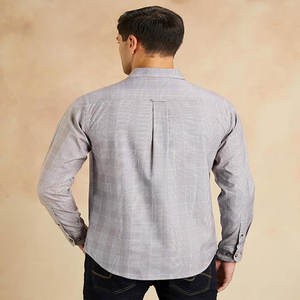 Camisa Oxford de manga larga de algodón de alta calidad para hombre, diseño bordado de talla grande transfronterizo, Dobby transpirable antiarrugas - Product Image 4