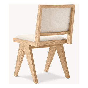 Silla de Comedor Moderna de Madera de Teca Sólida, Hecha a Mano, Silla de Comedor de Madera Natural para Restaurante, Proveedor de Muebles para Hoteles - Product Image 4