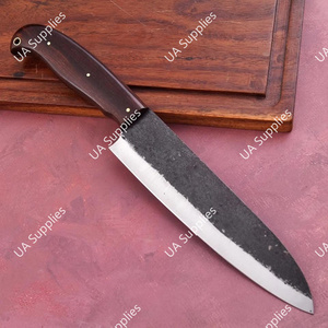 มีดทำครัวเชฟเหล็กกล้าไร้สนิมตีขึ้นรูปด้วยมือ ด้ามไม้พะยูง คมกริบ ทนทาน ขนาด 8 นิ้ว คุณภาพสูง ใช้ได้ทุกวัน รับผลิตแบบ OEM - Product Image 6