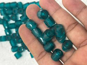 Cuentas de Vidrio Facetadas de 10 mm, Color Azul Turquesa, en Forma de Barril, para la Fabricación de Joyas, Pulseras, Collares, Pendientes, Proyectos de Manualidades, Venta al por Mayor - Product Image 3
