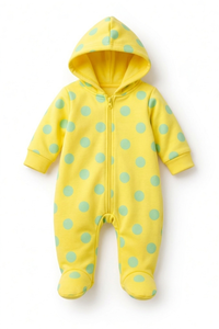 Mono con Capucha para Bebé Unisex 100% Algodón, Personalizable, Suave, Transpirable, para Recién Nacidos, Traje de Dormir Cómodo - Product Image 5