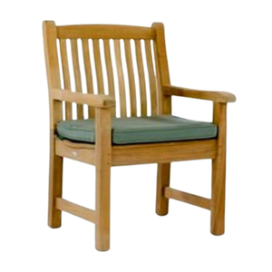 Chaise de salle à manger avec accoudoirs, mobilier indonésien en teck pour la décoration intérieure et les restaurants commerciaux - Product Image 2