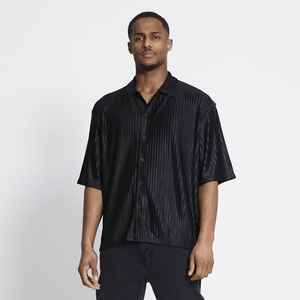 Chemise décontractée en mélange de lin et de coton à carreaux audacieux pour hommes 100% tissu anti-rétrécissement respirant Service ODM disponible pour l'approvisionnement en vrac - Product Image 1