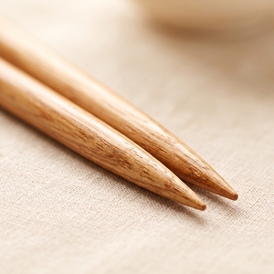 Baguettes en bois classiques écologiques réutilisables pour restaurant (emballage personnalisé) - Product Image 3