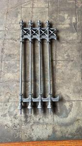 Balustre en fer forgé moderne élégant et personnalisé, élément décoratif durable en métal forgé pour escalier, usage architectural extérieur - Product Image 2