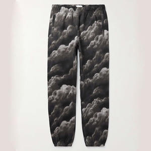 กางเกงจ็อกเกอร์ผ้าโพลีเอสเตอร์คอตตอนคุณภาพสูงขายส่ง แบบเรียบ สีพื้น ขอบเอวยางยืด กางเกงวอร์มทรงโอเวอร์ไซส์ กางเกงผู้ชายสั่งทำได้ - Product Image 3