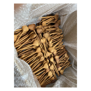 Vietnam Acacia Wood Dining <b>Spoon</b> Wooden Cooking <b>Serving</b> Mixing Kitchen Tool Tableware Product - Product Image 1