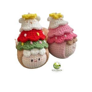 Juguetes de animales amigurumi hechos a mano, muñecos de peluche de algodón, juego para niños de 4 a 6 años, juguete de costura y tejido. - Product Image 6