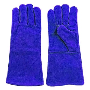 Wholesale Cowhide Split Leather Heat & <b>Fire</b> Resistant Welding Gloves with CE Certified Safety Cuff Durable Construction - Product Image 6