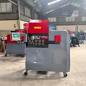 Máquina Automática para Doblar y Cortar Estribos de Alambre de Acero Inoxidable con Sistema PLC CNC, Motor y Componentes de Motor de 2.6kW y 450kg - Product Image 4