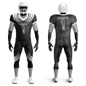 Maillot de football américain sublimé pour équipes, uniforme de match, tenue de club universitaire et scolaire, short imprimé, commande en gros - Product Image 6