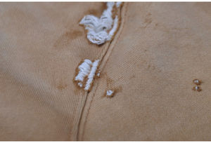 Sweat à capuche vintage 100% coton de haute qualité, délavé à l'acide, brodé, série High Street, motif uni, style délavé à la pierre - Product Image 3