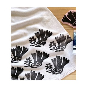 Toallas bordadas simples sostenibles hechas a medida, peso ligero suave de secado rápido para absorber agua, toallas para platos recién llegadas - Product Image 5