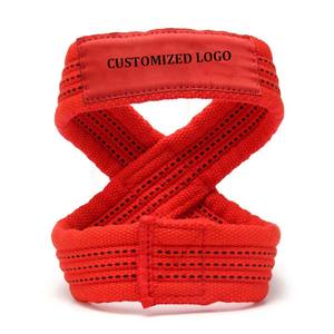Correas de Muñeca para Levantamiento de Pesas con Logotipo Personalizado OEM al por Mayor, Correas de Levantamiento de Pesas Resistentes con Forma de 8 y Servicio OEM - Product Image 5