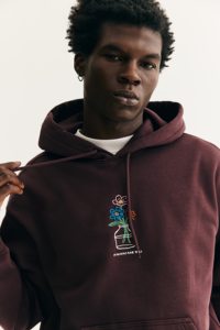 Sudadera con Capucha para Hombre, Estilo Urbano, Personalizada con Estampado, de Algodón y Felpa, Informal, para Invierno - Product Image 5